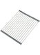O Ozone Kitchen Sink Drainer Rack Foldable Over the Sink Vegetable Dish Drainer [ Foldable Drying Rack ] (Medium)
