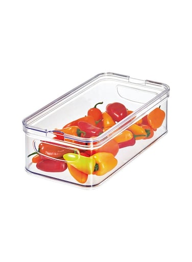 ID Crisp Bin W/ Sliding Tray Clear