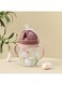 Sippy Cup For Baby More Than 6 Months, Spill-Proof Sippy Cup, Straw For Kids Water Bottle With Soft Silicon Spout Cup For Toddlers,Bpa Free, 300ml,Spill Plastic Drinking Bottle With Handle (Pink)