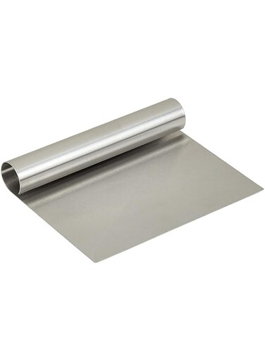 Stainless Steel Smoother Edge Cake &amp; Pizza Dough Scraper Cutter,Assorted Color
