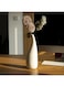Modern White Ceramic Porcelain Flower Vase for Home Decor (26 cm) Elegant Gift Water Drop Shape