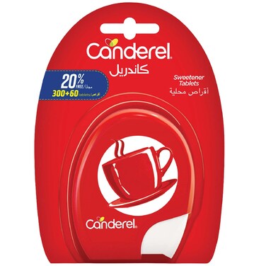 كاندريل مُحلي منخفض السعرات الحرارية، 360 قرصًا.