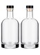 2Pcs 16oz Heavy Base Glass Bottles Milk, Juice,Yogurt, Smoothies, Honey, Tomato Sauce, Jam, Syrup