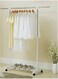 Clothes Organizer And Coated Metal Rack White