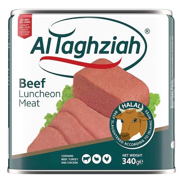Al Tagzhiah Beef Luncheon Meat, 340g