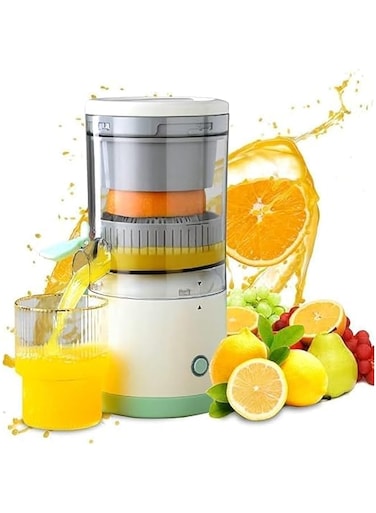 Zen G creation Rechargeable Citrus Juicer, Orange Squeezer, Mosambi Juicer, Wireless Portable Juicer Blender with USB Charging Electric Fruit Juicer for Travel &amp; Kitchen Purpose (Assorted Colour)