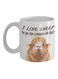 I Love Sheep Printed Coffee Mug White