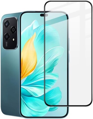 Muzz Honor 200 5G 3D Curved Tempered Glass Screen Protector, 9H Hardness, Anti-Scratch, High Definition, Bubble-Free, Case Friendly