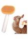 MRIMAYA Self Cleaning Slicker Brush Cat and Dog Pet Hair Removal Brush Cat Massage Comb with Button and Soft Bent Pain-Free Bristles for Shedding and Grooming for Dogs Puppy Rabbit