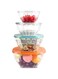 Liacere 4pcs Plastic Mixing Bowls with Lids Set-Plastic Bowls with Lids-Serving Bowls with Lids include 4.7QT,3.5QT,2.3QT,1.5QT Mixing Bowls Perfect for Food Storage&amp;Cooking&amp;Baking&amp;Kitchen