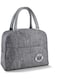 Premium Lunch Box for Kids &amp; Adults Insulated, Leakproof Thermal Lunch Bag for School, Office, Travel &amp; Picnic Bag, Food Storage Container with Easy-Carry Handle &amp; Spacious Compartment (Grey)