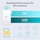 TP-Link Ac1200 WiFi Extender, 2024 Wirecutter Best WiFi Extender, 1.2Gbps Home Signal Booster, Dual Band 5Ghz/2.4Ghz, Covers Up To 1500 Sq.Ft And 30 Devices, Support OneMesh, One Ethernet Port (Re315)