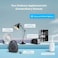 Kasa Smart Plug Mini 15A, Smart Home Wi-Fi Outlet Works with Alexa, Google Home &amp; IFTTT, No Hub Required, UL Certified, 2.4G WiFi Only, 4-Pack(EP10P4) , White