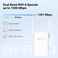 Mercusys ME60X AX1500 Wi-Fi 6 Range Extender, 1201Mbps at 5 GHz, White