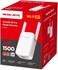 Mercusys ME60X AX1500 Wi-Fi 6 Range Extender, 1201Mbps at 5 GHz, White