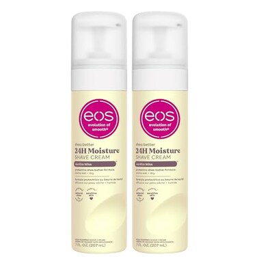 Eos Shea Better Women's Shave Cream- Vanilla Bliss, Shea Butter Skin Care, Shaving Cream For Women, 14 Fl Oz, 2-Pack