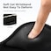 EooCoo Mouse Pad with Gel Pad Rest Wrist Support and Anti Slip Silicone Base, Durable and Washable Ergonomic Mouse Mat, Matt Mousepad Desk Accessories for PC Laptop Computer Mice - Black