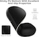 EooCoo Mouse Pad with Gel Pad Rest Wrist Support and Anti Slip Silicone Base, Durable and Washable Ergonomic Mouse Mat, Matt Mousepad Desk Accessories for PC Laptop Computer Mice - Black