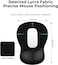 EooCoo Mouse Pad with Gel Pad Rest Wrist Support and Anti Slip Silicone Base, Durable and Washable Ergonomic Mouse Mat, Matt Mousepad Desk Accessories for PC Laptop Computer Mice - Black
