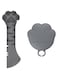 HOUSON Pet Food Can Cover Silicone Can Lids for Dog Cat Food with Multi-Functional Cat Spoons, One Fit Most Standard Size Food Cans Cute Paw Shape Can Lids Covers (B)