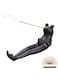ChangWanna Frog Incense Stick Holder - Ceramic Insence Burner Ash Catcher, Insense Stand with 45 Sandalwood Incense Sticks, Frog Ornament for Aromatherapy/Yoga/Meditation/Home Living Room Office Decor