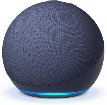 Dot 5th Gen smart bluetooth speaker with vibrant sound and Alexa  Use your voice to control smart home devices, play music or the Quran, and more