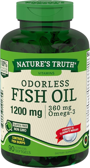 Nature's Truth Fish Oil 1200 mg Capsules, 90 Count