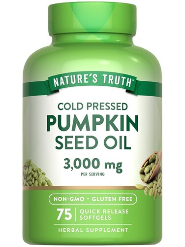 NATURE`S TRUTH PUMPKIN SEED OIL 3000MG  70`s