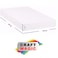 CRAFT MAGIC 2-Pack Large Foam Blocks &ndash; 60 &times; 30 &times; 5 cm Polystyrene Styrofoam Sheets for Crafting, Sculpting, Model Making and DIY School Projects