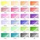 Permanent Markers, Bright &amp; Neon, Ultra Fine Tip - Set of 24