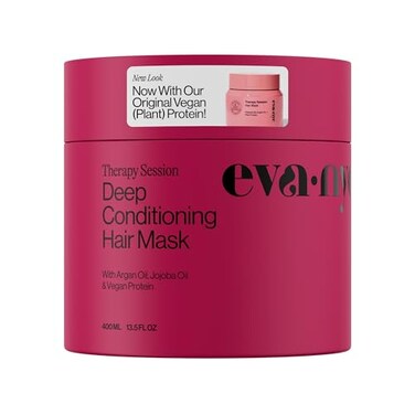 Eva&middot;Nyc Eva Nyc Therapy Session Hair Mask, Deep Conditioning Hair Mask For Dry Damaged Hair, Moisturizing Hair Treatment With Argan Oil &amp; Plant Protein, 16.9 Fl Oz