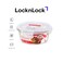 LocknLock 650ml Oven Glass Round Container &ndash; Durable, Microwave Safe Food Storage Solution