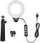 Case-Mate Lumee Studio - Ring Light With TriPod Stand - 4 Inch - TriPod And Laptop Clip Included - Black