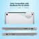 Case-Mate Case Compatible With Macbook Pro 16 Inch, Snap On Hard Shell With Clear Silicone Keyboard Cover, Laptop Case With 360&deg; Protection, Accessories For Apple Macbook Pro 2021 A2485, Clear