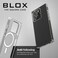 جراب Case-Mate Blox لهاتف iPhone 14 Pro - أسود [حماية من السقوط من ارتفاع 10 أقدام] [متوافق مع Magsafe] غطاء مغناطيسي ممتص للصدمات بحواف مربعة لهاتف iPhone 14 Pro مقاس 6.1 بوصة