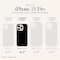 Case-Mate Rifle Paper MagSafe Case Compatible With iPhone 15 Pro, Polycarbonate, Printed In Full Color And Foil Stamped, Imported, Petite Fleurs