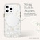 Case-Mate Rifle Paper Case Compatible With iPhone 15 Pro Max, Polycarbonate, Printed In Full Color And Foil Stamped, Imported, Petite Fleurs With MagSafe