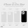 Case-Mate Tough Case With MagSafe Compatible For iPhone 15 Pro Max 2023 6.7", 12-Ft Drop Protection With Anti-Scratch Coating, Wireless Charging- Clear