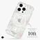 Kate Spade New York Clear Floral Case Compatible With iPhone 15 Pro 2023 6.1", 10Ft Drop Protection Cover, Made From Recycled Materials, MagSafe Wireless Charging Compatible, Hollyhock Cream