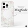 Kate Spade New York Clear Floral Case Compatible With iPhone 15 Pro 2023 6.1", 10Ft Drop Protection Cover, Made From Recycled Materials, MagSafe Wireless Charging Compatible, Hollyhock Cream