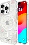 Kate Spade New York Clear Floral Case Compatible With iPhone 15 Pro 2023 6.1", 10Ft Drop Protection Cover, Made From Recycled Materials, MagSafe Wireless Charging Compatible, Hollyhock Cream