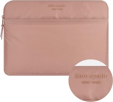 Kate Spade New York Puffer Laptop Sleeve 14 Inch, Madison Rouge Nylon, For 13 To 14 Inch Macbook Pro M3 Max/M3 Pro/M3/M2 Max/M2 Pro/M2/M1 Max/M1 Pro/M1