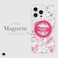 Kate Spade New York Magnetic Phone Loop Grip, Removable And Collapsible, Pom Pom Pink