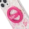 Kate Spade New York Magnetic Phone Loop Grip, Removable And Collapsible, Pom Pom Pink
