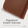Coach Signature Leather Two Piece Detachable Wallet Folio iPhone 16 Pro Max Case, Compatible With Wireless Charging, Hazelnut