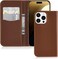 Coach Signature Leather Two Piece Detachable Wallet Folio iPhone 16 Pro Max Case, Compatible With Wireless Charging, Hazelnut