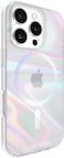 Case-Mate Soap Bubble Case With MagSafe For Apple iPhone 16 Pro 6.3" 2024, 12-Ft Drop Protection With Anti-Scratch Anti Yellowing Coating, Raised Edges, Fashion Case, Wireless Charging, Iridiscent