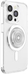 Popsockets Phone Grip Compatible With MagSafe, Adapter Ring For MagSafe Included, Phone Holder, Wireless Charging Compatible, Clear