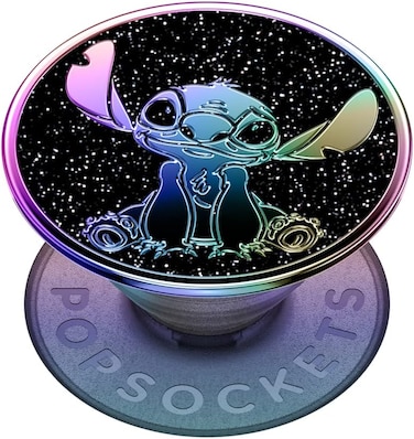 Popsockets Phone Grip With Expanding Kickstand, Lilo &amp; Stitch, Oil Slick Stitch