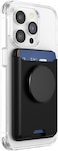 Popsockets Softgoods Phone Wallet With Expanding Grip And Adapter Ring For MagSafe, Phone Card Holder, Wireless Charging Compatible, Wallet Compatible With MagSafe, Black